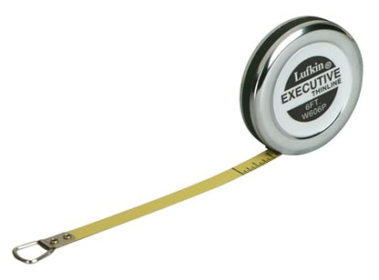 Crescent Lufkin 6mm x 2m Executive Diameter Yellow Clad A20 Blade Pocket Tape Measure - W606PM