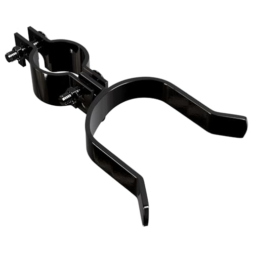 VIVIDA Chain Link Gate Latch 1-3/8" x 2-3/8", Black Gate Fork Latch for Chain Link Fence, with Padlock Hole, 1 PCS - size: 1-3/8" x 2-3/8" (1 PCS)