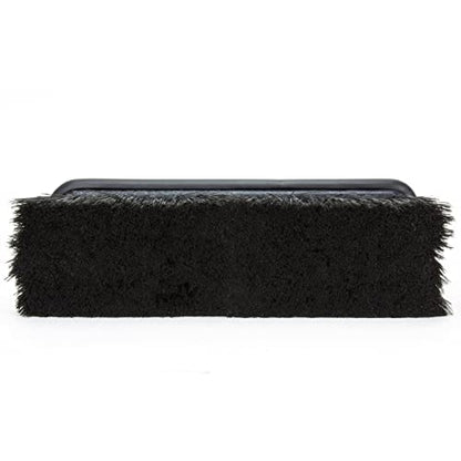 SPARTA Flo-Thru Heavy-Duty Deck Scrub Brush Nylon Bristled, Boat and Floor Scrub Broom with Protective Bumper for Floors and Large Equipment, Plastic, 9.5 Inches, Black - color: Black