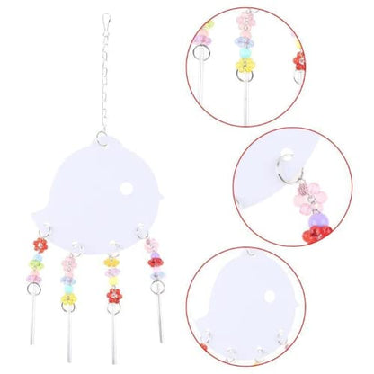 ansu Chicken Toy Pet Birds Swing Mirror Toys with Bells Macaw Cockatoo Parakeet Tool