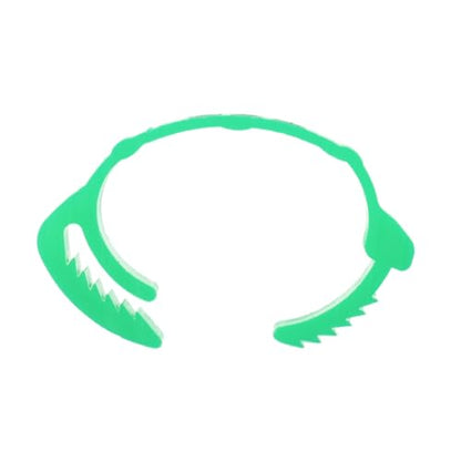 100Pcs Colorful Plastic Chicken Leg Buckle Rings, Retractable Poultry Identification Bands for Chicken Duck Bird, Safe and Material for Poultry Feeding Supplies (Green (100 Pieces per Pack)) - color: Green (100 pieces per pack)