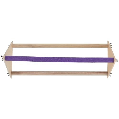 HOZEON 2PCS Wooden Chick Perch Stand, Training Chicken Perches Roosting Bar, Wood Chicken Roosting Bar Perch for Chicks, Parrot, and Birds