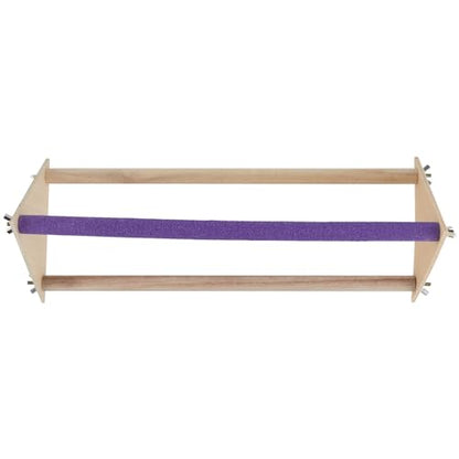 HOZEON 2PCS Wooden Chick Perch Stand, Training Chicken Perches Roosting Bar, Wood Chicken Roosting Bar Perch for Chicks, Parrot, and Birds