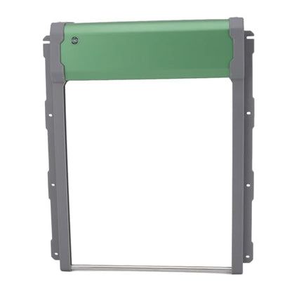 Pilipane Solar Powered Automatic Chicken Coop Door Opener IP67 Timer Light Sensor Remote Control Manual for Ducks Geese Chickens Poultry Aluminum PP Material 37x30cm