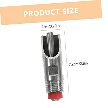 Kisangel 10pcs Automatic Stainless Steel Pig Waterer Feeder Nipple Drinker Efficient Livestock Watering System for Farm Use