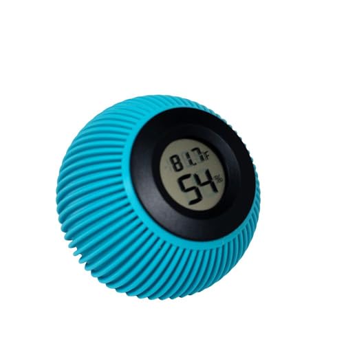 Araizan Labs Digital Hygrometer and Indoor Thermometer for Humidity Monitor - 3D Printed Plant Humidity Sensor & Room Humidity Meter - Greenhouse Thermometer and Humidity Gauge (Turquoise) - color: Turquoise