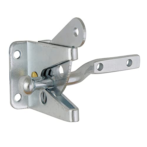 Design House 189407-GS Self-Locking Heavy Duty Gate Latch 2-Pack Galvanized Steel - color: Galvanized Steel, size: 2-Pack Gate Latch or Lock