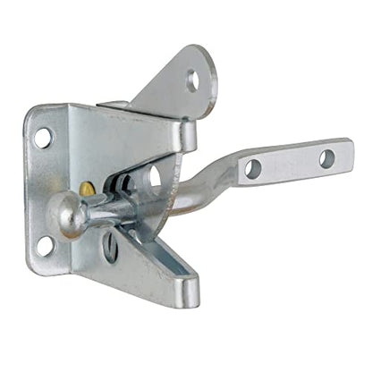 Design House 189407-GS Self-Locking Heavy Duty Gate Latch 2-Pack Galvanized Steel - color: Galvanized Steel, size: 2-Pack Gate Latch or Lock