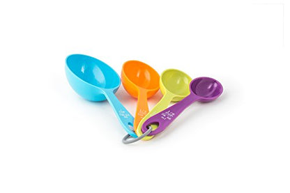 Fox Run Measuring Cup Set, 1/8 cup to 1 Cup, Multicolored 4 Cup Measuring Set - style: Measuring Cup Set