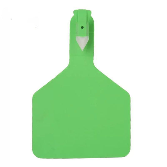 KaDdu Cattle Ear Tags Blank 50 Sets Livestock Identification Ear Tags with Ear Tag Applicator and Tag Remover Pliers for Cattle Cow Pig Goat Horse 4.53 * 2.95in Green - color: Green