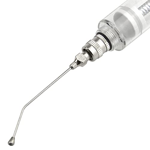 Baby Bird Feeding Syringe Bird Syringe Feeder Feeding Tubes with 6PCS Curved Gavage Tubes for Baby Birds Parrot Small Pet (20ML) - size: 20ML