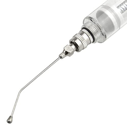 Baby Bird Feeding Syringe Bird Syringe Feeder Feeding Tubes with 6PCS Curved Gavage Tubes for Baby Birds Parrot Small Pet (20ML) - size: 20ML
