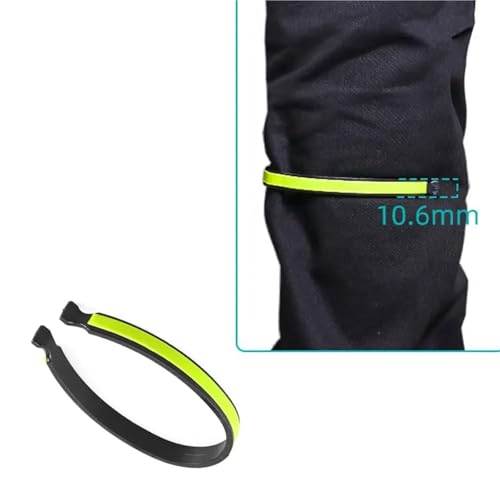 16pcs Cycling Reflective Trousers Bands Clips Strap Bicycle Ankle Leg Bind Bandage Pant Windproof Clip - color: Gray