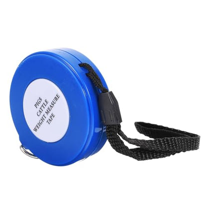 WOONEKY Multipurpose Animal Weight Tape Measure for Goats and Pigs Tearproof Retractable Measuring Tape for Chest and Waist Portable Veterinary Tool for Farm Cattle and Livestock