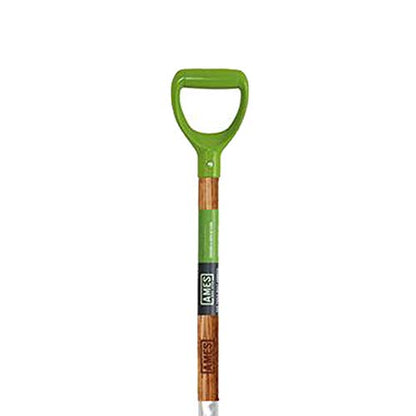 AMES 2672400#14 Aluminum Scoop with Hardwood Handle and D-Grip, 46-Inch - style: 46 in. Hardwood Handle Scoop