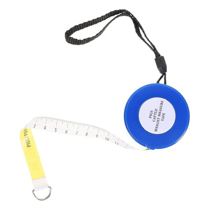 Animal Body Measuring Tape 2.5M for Cattle Goat Pig Weight and Chest Circumference Measurement Livestock Tape Measure Tool for Farm and Veterinary Use Style