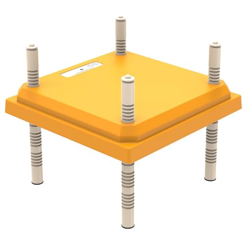 Heat Lamp for Chicks, Chick Brooder Heat Plate, Adjustable Height & Angle Chick Warmer, Energy-efficient Heating Plate for Chicks, Orange Yellow.