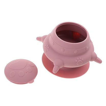 Newborn Small Animal Milk Feeders for Nursing 4 Nipples Feeding Bowl Multiple Pet Bowl Feeding Tool Puppies Station