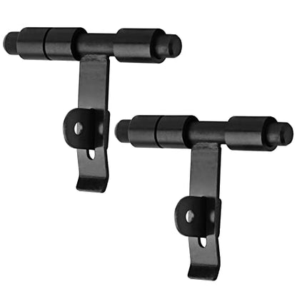 2 Pack 8" Weldable Slide Bolt Gate Latch, Heavy Duty Weld On Barrel Latch | For Metal Barn Door, Trailer