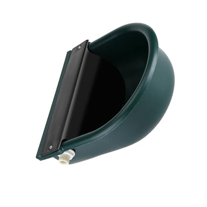 Animal Water Drinking Trough, Automatic Cow Drinking Water Bowl Feeder Trough Dispenser Waterer Livestock Water with Ball Valves for Pet Dog Horse Cattle Goat Sheep