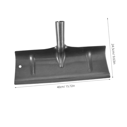 Ergonomic Manganese Steel Manure Spade Head for Livestock Cage Maintenance and Fowl Manure Cleaning Spade Suitable for Farm Settings and Stables with Versatile Usage