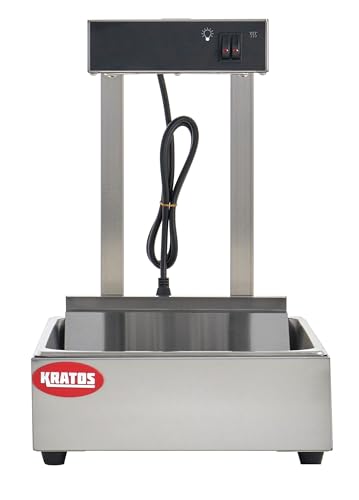Kratos Commercial French Fry Warmer/Dump Station, Stainless Steel Electric Freestanding Countertop Food Warmer 120V, 1000W (31M-011) - size: Fry Dump Station-Stainless Steel