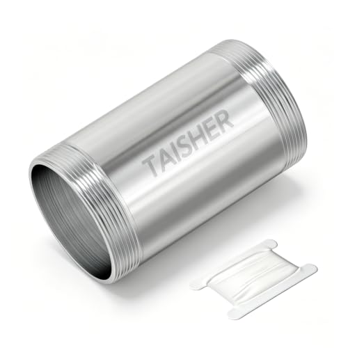 TAISHER 1PCS Stainless Steel Pipe Fittings, 1-1/2" NPT Male x 1-1/2" NPT Male Threaded, 4" Length Nipple Cast Pipe - size: 1-1/2" MNPT 1Pcs