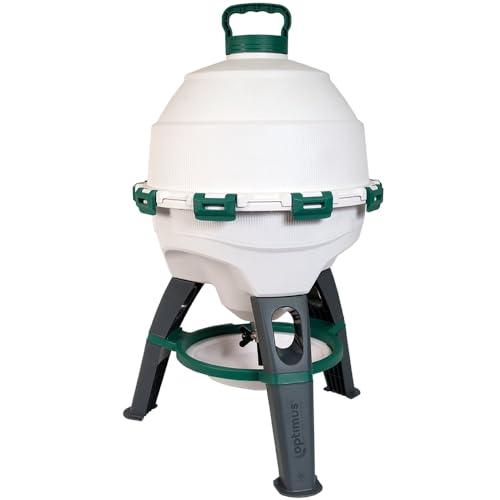 Premier 1 Optimus High Capacity Poultry Waterer for Chickens, Ducks & Geese | 6 Gallon, Top Fill, Gravity Fed