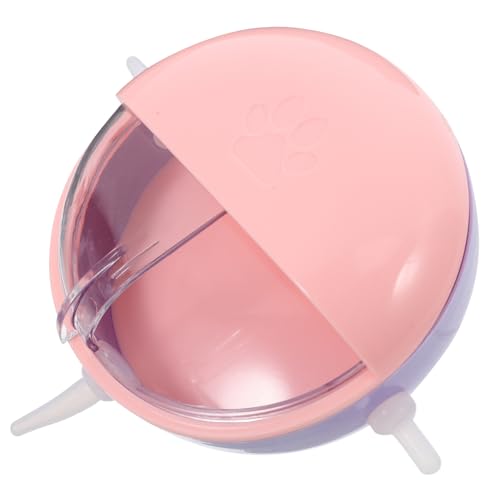 Mikikit Bowl with Pacifiers for Puppies and Kittens Spillproof Feeder for Small Pets Detachable Design Safe Material for Newborn Animals