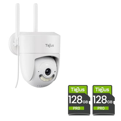 2 Packs 128GB SD Card for Security Camera, Memory Card Full HD Video Compatible with Digital Camera - color: 128G SD-2 Pack