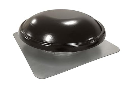 Master Flow GAF 1000 CFM Black Power Roof Mount Attic Vent: Efficient Ventilation and High Airflow Capacity at the rate of 1,000 cubic feet per minute for attic spaces upto 1,600 square feet - color: Black