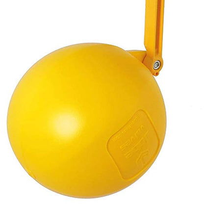 Jobe Valves J-RJV0075HF Rojo High-Flow Low-Pressure Float Valve, 4.9"-Wide Float, 3" Extension Arm, 20L/Min, 75PSI, 3/4" NPT Inlet, Yellow/Black