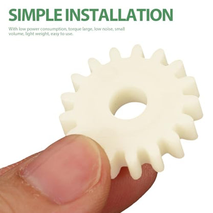 iplusmile 10Pcs Incubator Gears 0.90 Inch Egg Turner Motor Replacement Parts for Poultry Farming Equipment Diy Egg Hatcher Repair Accessories