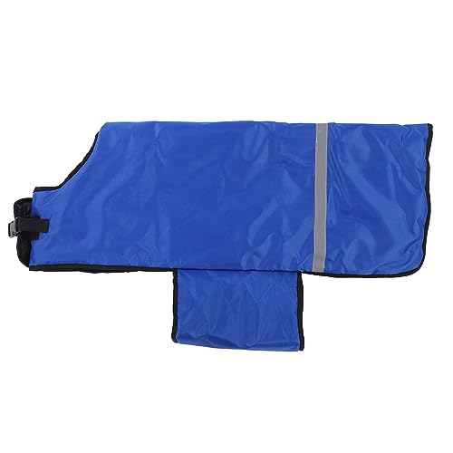 Calf Cow Warm Clothes Made of Oxford Fabric and Windproof with Reflective Strips for Night Inspection Abdomen Strap and Leg Buckles for Wearing
