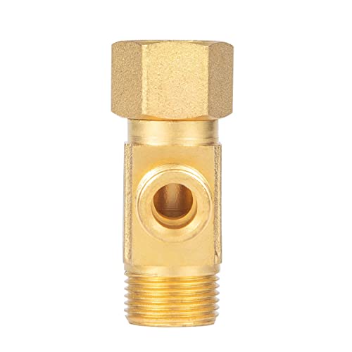 Lead-Free Brass Angle Stop Add-A-Tee Valve,3/8-Inch Compression Inlet X 3/8-Inch Com Outlet X 3/8-Inch Compression Outlet 2 Pack - size: 3/8x 3/8x 3/8 2 Pack Brass