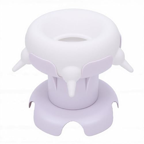 Pssopp Silicone Puppy Nursing Station Pet Milk Feeder Station, Silicone Puppy Nursing Feeder Milk Bowl for Newborn Rabbits Kittens Other Animals Feeding Supplies (White) - color: White