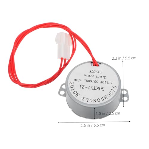 YARNOW Synchronous Egg Turner Motor for Incubators Small Electric Turntable Motor Replacement for Chicken Duck and Quail Eggs Practical Incubator Accessory