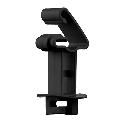 25PCS Electric Fence Insulators for T-Post, Snap-on Extended Insulators, Black - color: Black