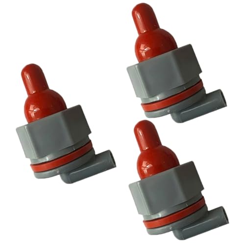 3-Pack Goat Nipples, Rubber Baby Goat Bottle Nipples with Anti-Reflux Valve for Lambs, Calves, Puppies & Kittens - Easy to Install & Clean