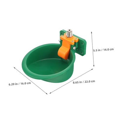 ERINGOGO 2pcs Automatic Goat Sheep Water Bowl Plastic Livestock Drinking Dispenser Float Valve Suitable for Cattle and Pigs Easy to Use Automatic Waterer