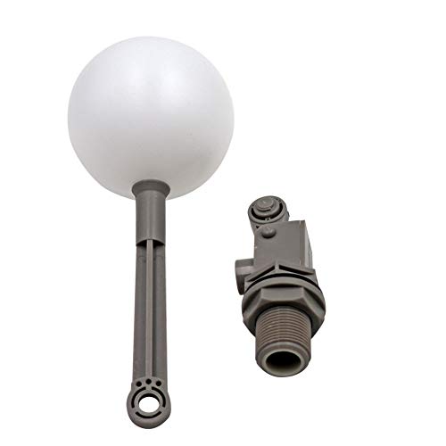3/4 Float Valve for Water Tank Plastic Water Float Valve with Adjustable Arm Automatic Fill for Pool, Livestock Waterer