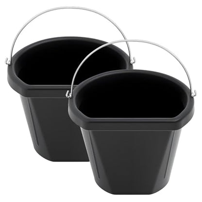 Horse Feed Bucket Rubber Feeder Multipurpose Storage Bin 18L Utility Bucket