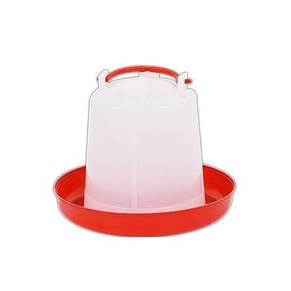 Hanging Chicken Feeder, Chick Feeder and Waterer Set Chicken Food Feeders Poultry Hanging Feeders and Drinker for Chickens Coops Chick Starter Kit for Ducks Geese Poultry - color: 1.5L