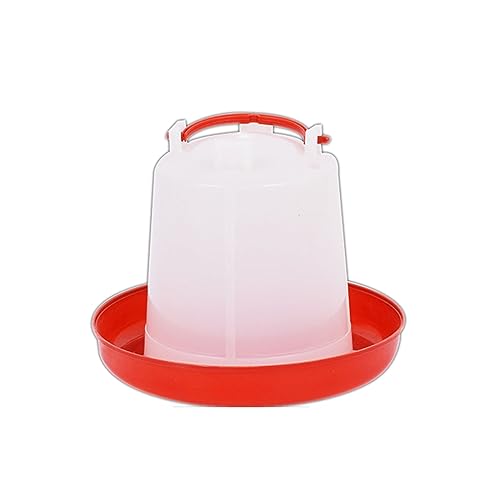 Hanging Chicken Feeder, Chick Feeder and Waterer Set Chicken Food Feeders Poultry Hanging Feeders and Drinker for Chickens Coops Chick Starter Kit for Ducks Geese Poultry - color: 1.5L
