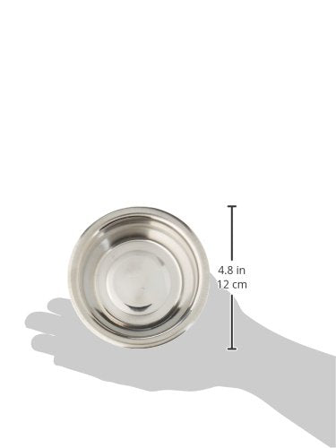 Loving Pets Standard Stainless Dish, Dog Bowl, 1/2 Pint - color: Stainless, size: Half Pint