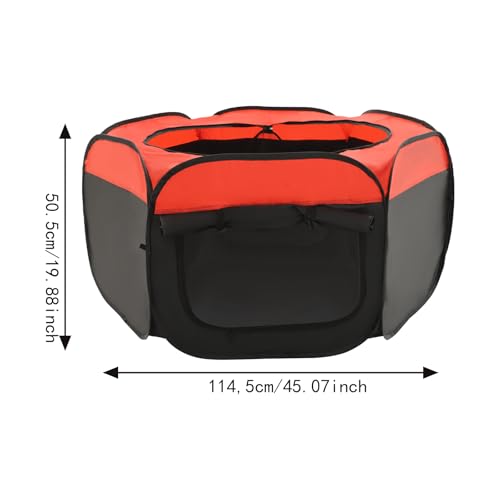 Foldable Brooder Box,Portable Baby Chicken Coop with Double Door and Zippered Cover,Chicken Brooder Box for Newborn Chicks,Ducks and Geese