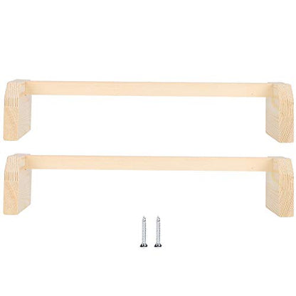 Chicken Wooden Perches, 2pcs Large Wooden Bird Stand Training Hens Roosting Bar for Coop and Brooder Parrots Chicken Perch Strong Wooden Roosting BarChicken Wooden Perches