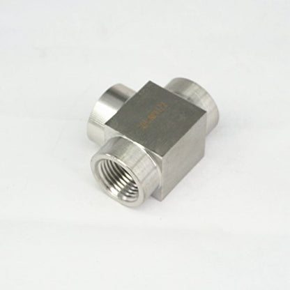 1/2" NPT Female Tee 3 Way Pipe Fitting 304 Stainless Steel Water Gas Oil - style: 1/2" NPT