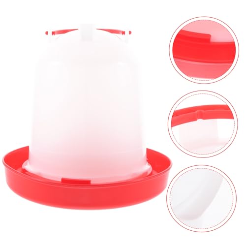 GALPADA 1PC Thickened Plastic Poultry Drinker Automatic Waterer for Chickens Quail Birds Convenient Feeding Dispenser for Home Farm Use No Waste Design for Clean Water Supply