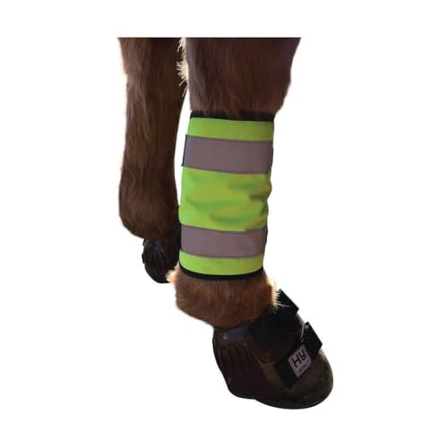 Y-H HY Viz Leg Wrap Reflective Boots Cob/Full Size Yellow